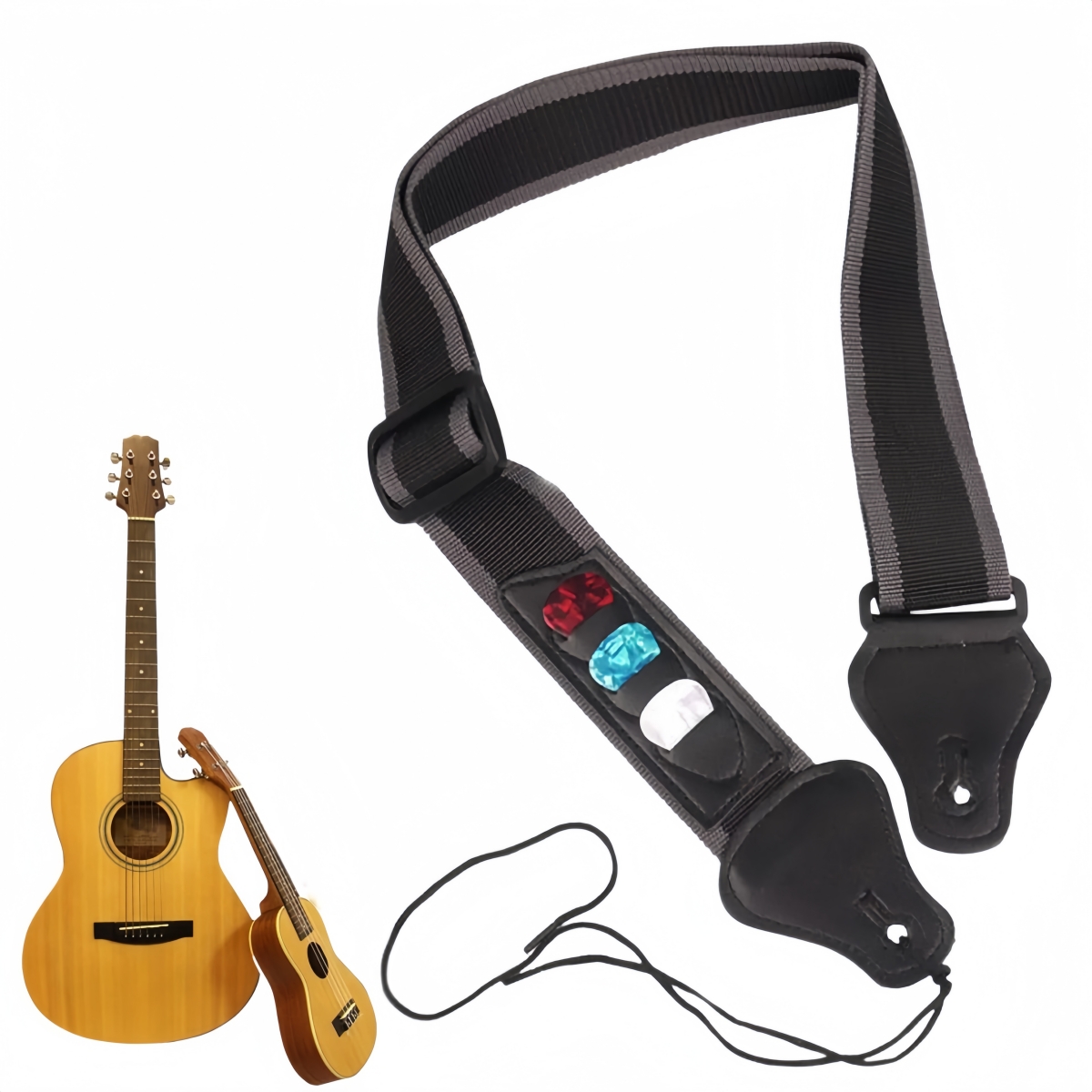 Electric Guitar Pick Pack - Ремешок для гитары Miwayer из искусственной