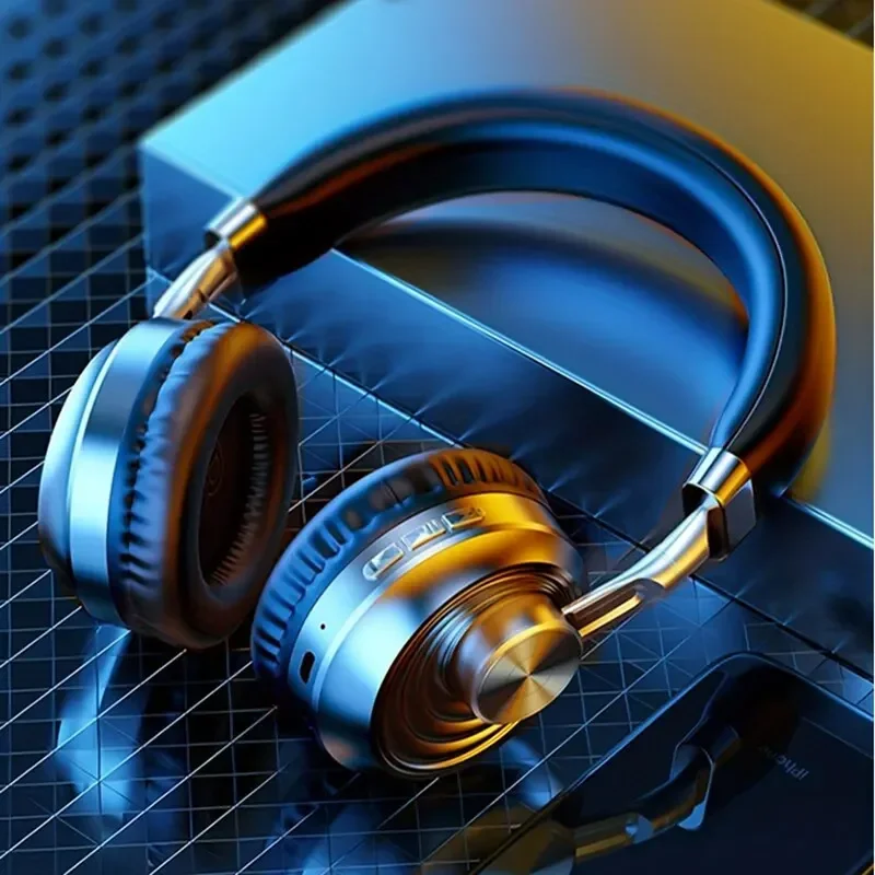 Audio Music Dj - Металлическая гарнитура в стиле ретро, беспроводные