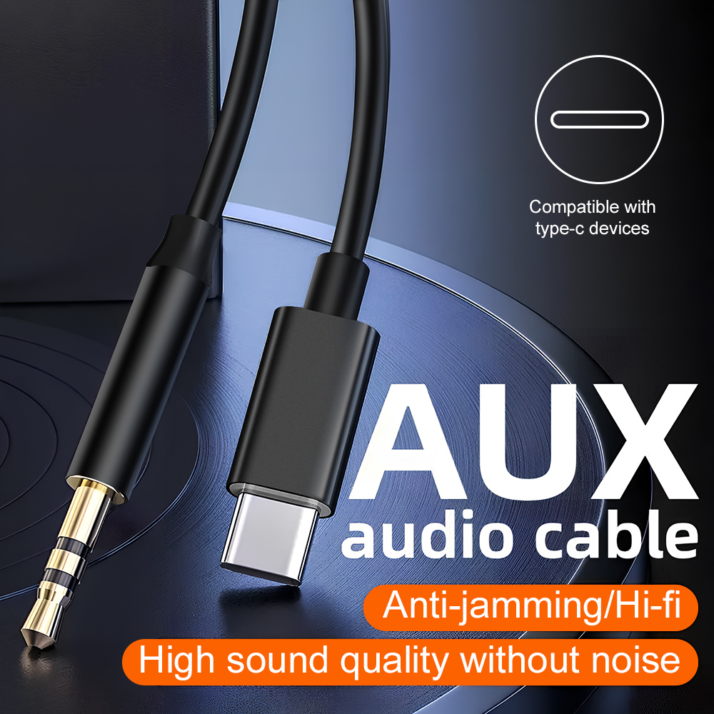 Audio Music Link - Кабель Type-C на 3,5 мм AUX,