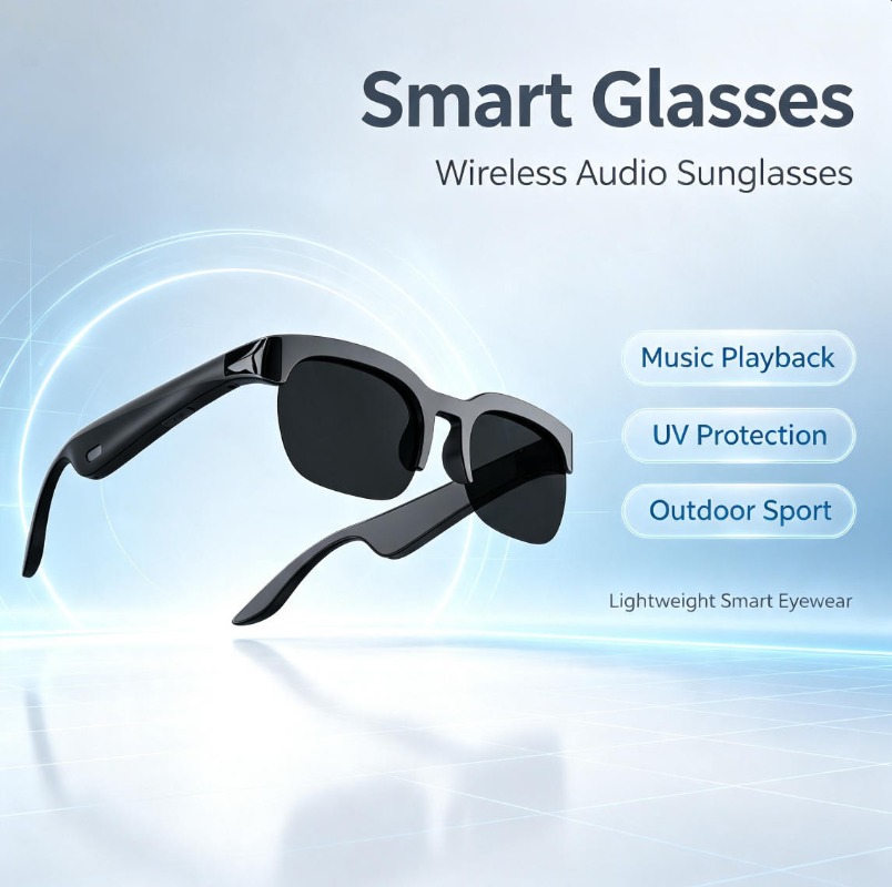 Audio Music For Video - Умные аудиоочки 2026: Bluetooth-вызовы, музыка через