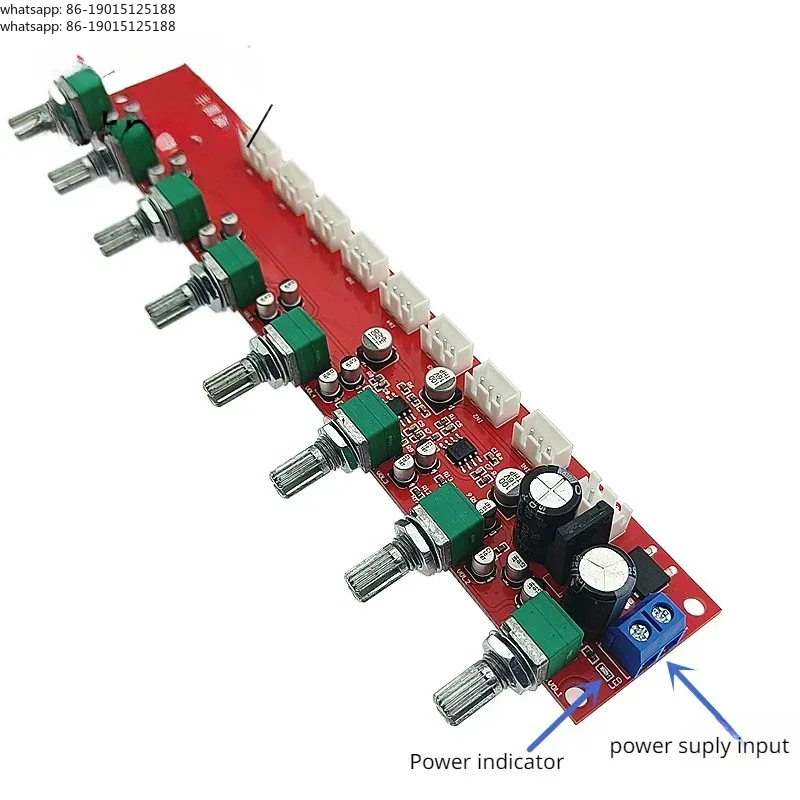 Audio Music Mixer - 8-канальный аудиомикшер NE5532 для самостоятельной сборки: