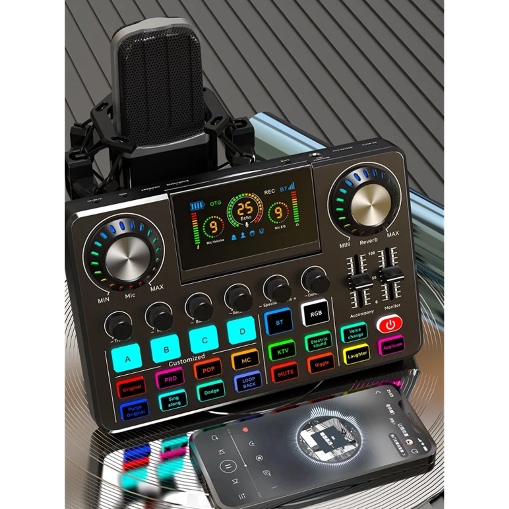 Audio Music Dj - Аудиомикшер DTC5, звуковая карта для живых