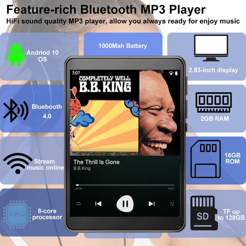 Audio Music For Download - WiFi MP3-плеер Android 10, онлайн-стример музыки