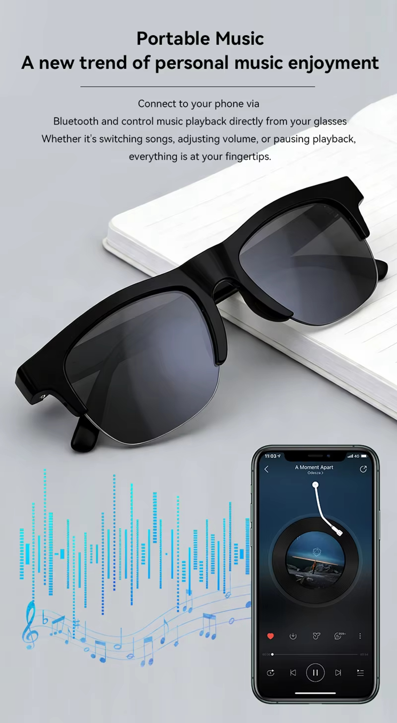 Умные очки 8K с ИИ, 2400 МП, п – обзор и цена Audio Music Recording