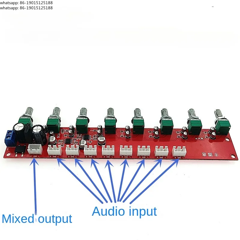 8-канальный аудиомикшер NE5532 – обзор и цена Audio Music Mixer