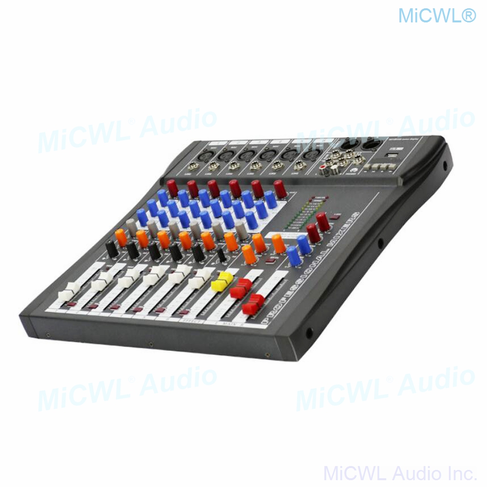 Аудиомикшер MiCWL 6-канальный  – обзор и цена Audio Music Dj
