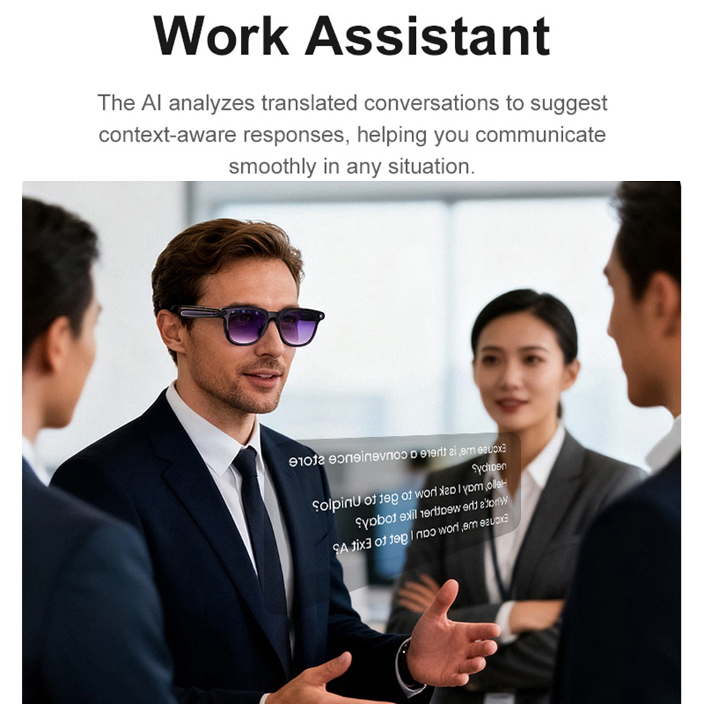 Умные очки AI Assistant, очки  – обзор и цена Audio Music Ai