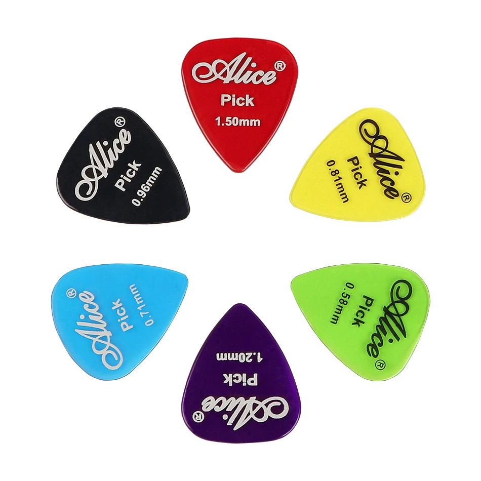 Alice AP-100H 100 шт./компл. п – обзор и цена Electric Guitar Pick Pack