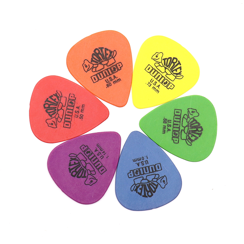 10 шт., медиаторы Dunlop, дета – обзор и цена Electric Guitar Pick Pack